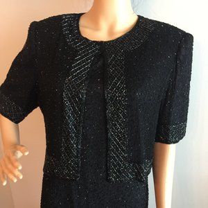 Cocktail-Ready Vintage Sequined Dress
